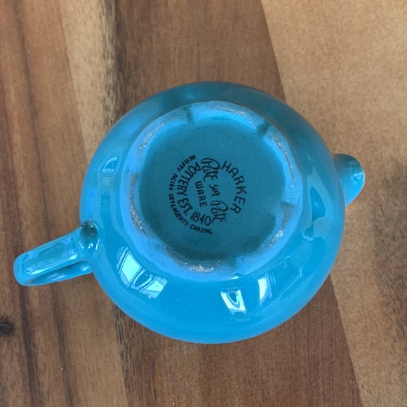 Harker Ware Pottery Cream & Sugar - Picture 5 of 10